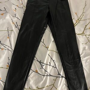 Cavalini  Sleek Faux Vegan Leather Jeggings